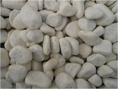 Marmorkiesel weiß